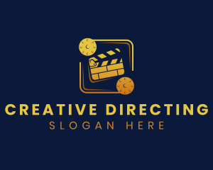 Directing - Film Cinema Entertainment logo design