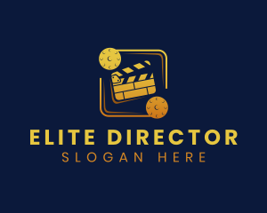 Director - Film Cinema Entertainment logo design