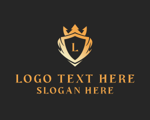Lettermark - High End Crown Shield logo design