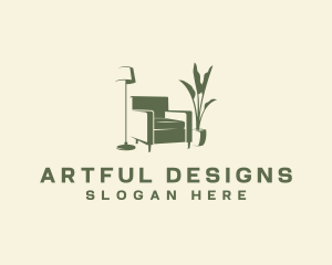 Chair Furniture Interior Design logo design