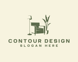 Chair Furniture Interior Design logo design