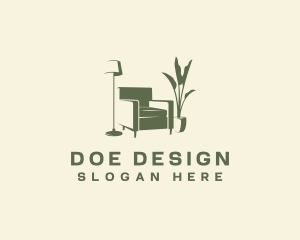 Chair Furniture Interior Design logo design