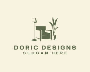 Chair Furniture Interior Design logo design