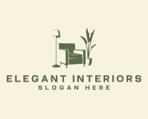 Chair Furniture Interior Design logo design