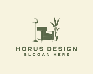 Chair Furniture Interior Design logo design