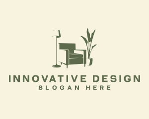 Chair Furniture Interior Design logo design