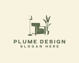 Chair Furniture Interior Design logo design