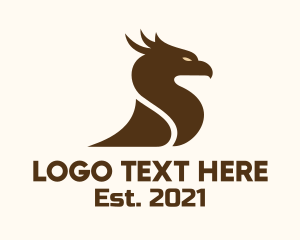 Eagle - Griffin Beast Creature logo design