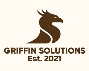 Griffin Beast Creature logo design