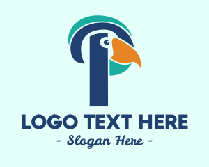 Parrot - Parrot Letter P logo design
