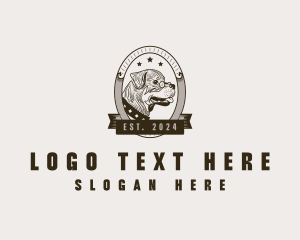 Dog Grooming Veterinary logo design