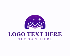 Starry - Book Night Publishing logo design