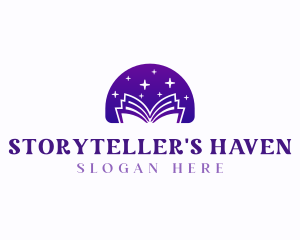 Fiction - Book Night Publishing logo design