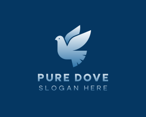 Blue Dove Freedom  logo design