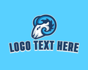 League - Ram Horn Esport logo design