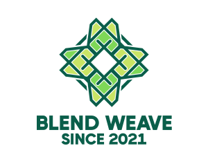 Green Floral Pattern logo design