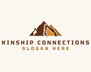 Mountain - Excavator Mountain Contractor logo design