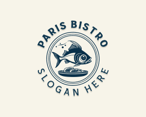 Seafood Restaurant Dining logo design