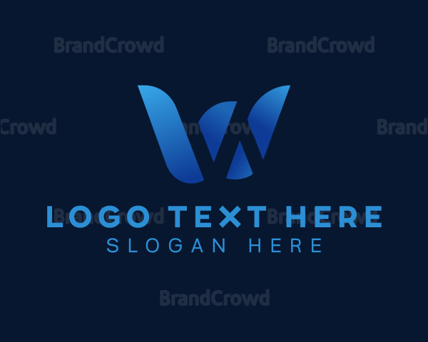 Tech Business Media Letter W Logo
