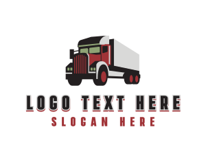Freight - Truck Freight Mover logo design
