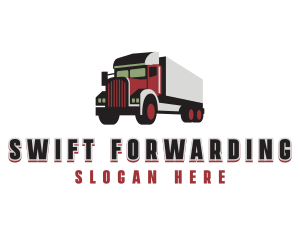 Truck Freight Mover  logo design