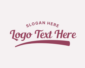 Script - Clothing Script Style logo design