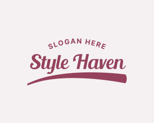 Clothing Script Style Logo