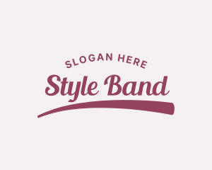 Clothing Script Style logo design