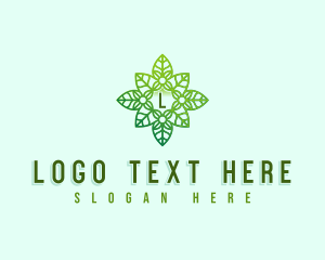 Gardening - Modern Floral Wreath logo design