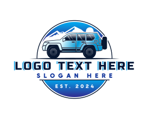 Mechanic - SUV Automotive Travel logo design