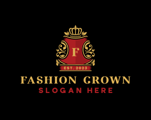 Royal Crown Crest logo design