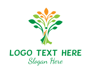 Human - Environmental Community Volunteer logo design