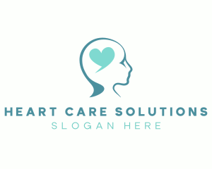 Heart Head Psychology logo design