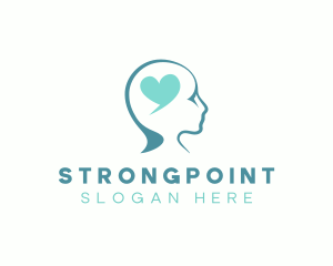 Neurology - Heart Head Psychology logo design