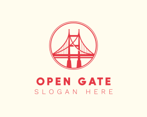 Golden Gate Bridge logo design