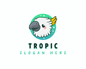 Cockatoo Bird Animal logo design