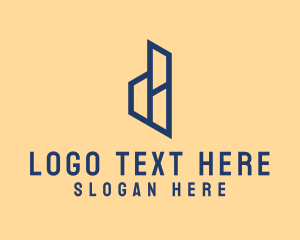 Build - Abstract Letter D logo design