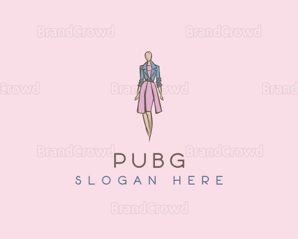 Fashion Clothing Mannequin Logo