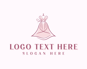 Gown - Dressmaker Clothing Tailor logo design