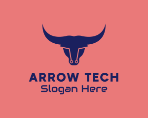 Tech Bull Circuit logo design