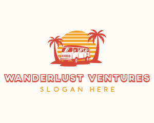 Traveler Camper Van logo design