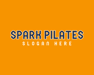 Sport Club Text Logo