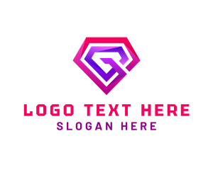 Diamond - Creative Studio Letter G logo design