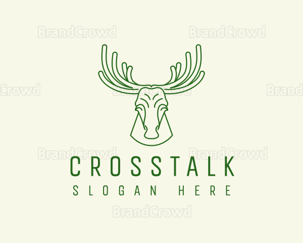 Wild Moose Antler Logo