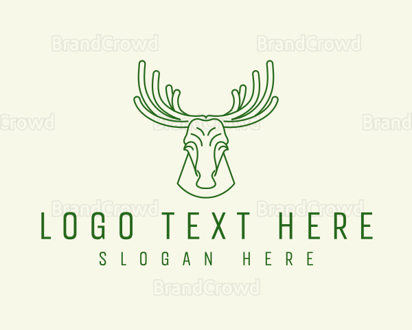 Wild Moose Antler Logo