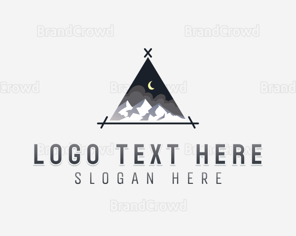 Mountain Hiking Tent Logo