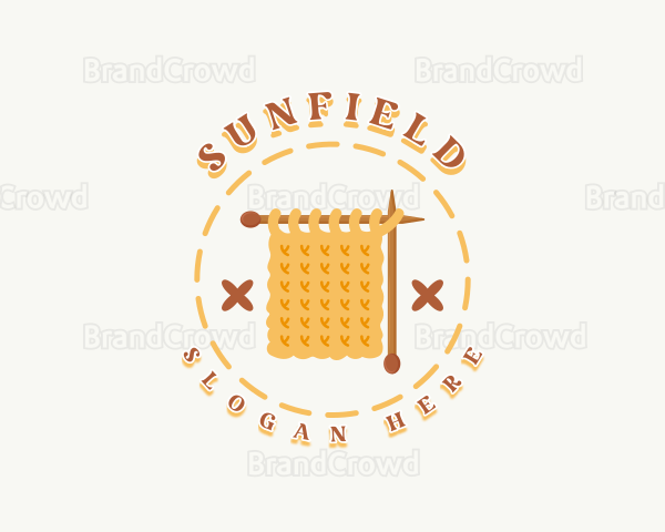 Crafter Knitting Needle Logo