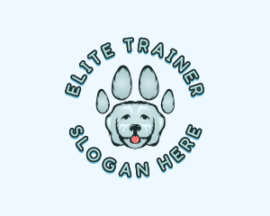 Pet Dog Paw logo design