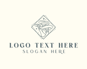 Fungus - Mushroom Fungus Garden logo design