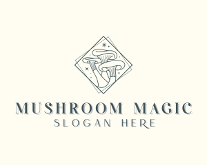 Mushroom - Mushroom Fungus Garden logo design
